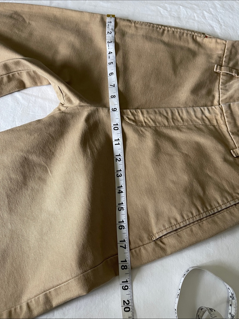 UNIQLO x Ines de la Fressange Tan Wide Leg Cotton Trousers French Girl Classic - Picture 15 of 16